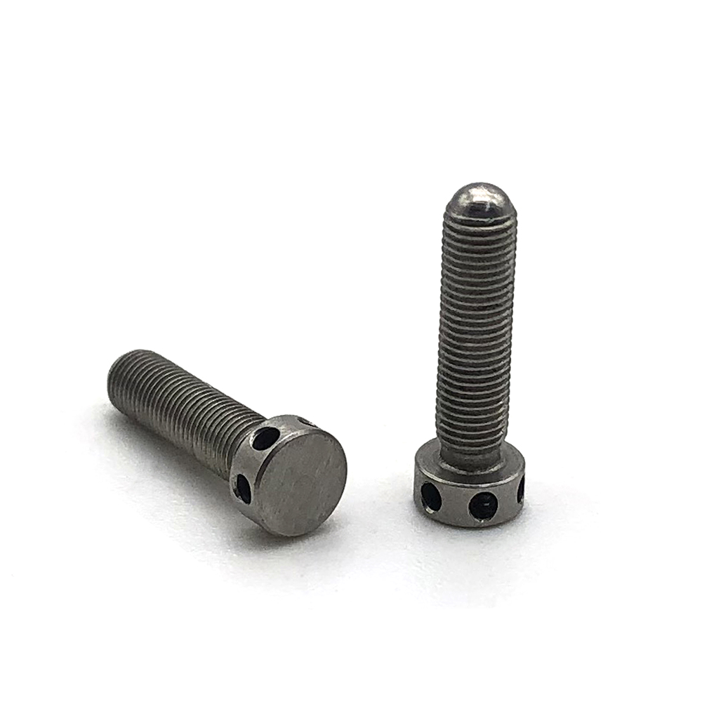 CNC定制非标平头带孔螺丝 异型螺栓 异形螺丝 各种螺丝