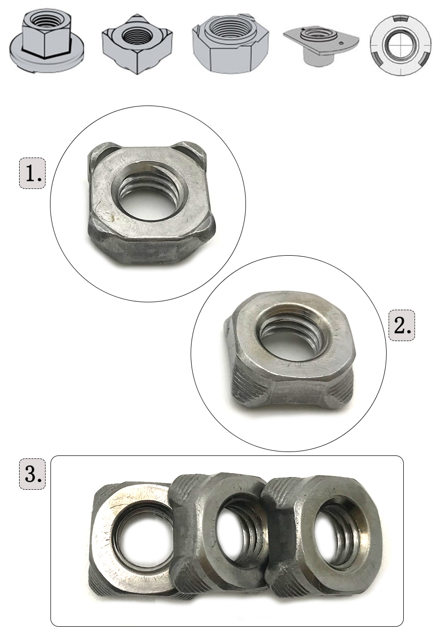 方形焊接螺母